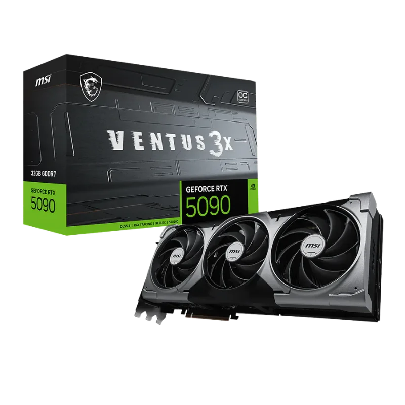 MSI GeForce RTX 5090 32GB VENTUS 3X OC Graphics Card