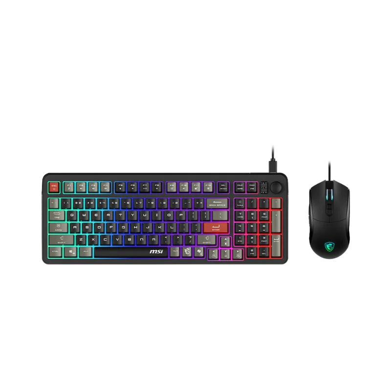 MSI FORGE GK110 COMBO RGB WIRED GAMING KEYBOARD