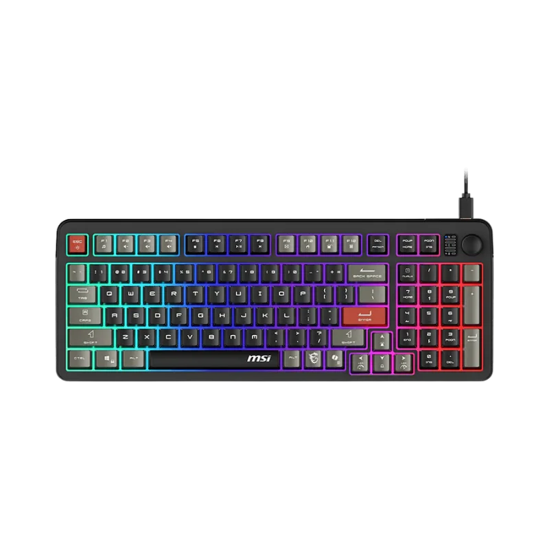 MSI FORGE GK110 RGB WIRED GAMING KEYBOARD