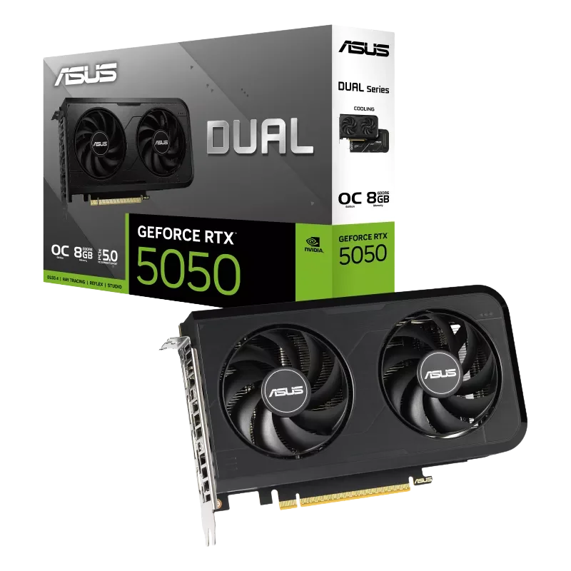 ASUS Dual GeForce RTX 5050 8GB OC Graphics Card
