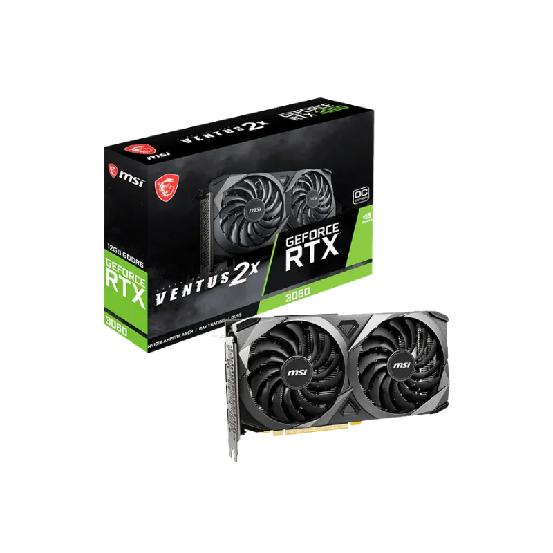MSI GeForce RTX 3060 12GB VENTUS 2X OC Graphics Card