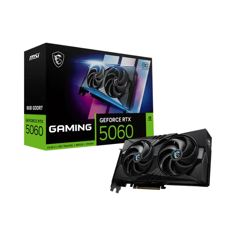 MSI GeForce RTX 5060 8GB GAMING OC Graphics Card