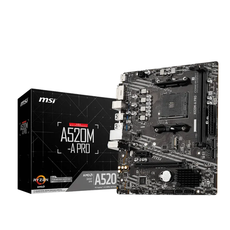 MSI A520M-A PRO Motherboard