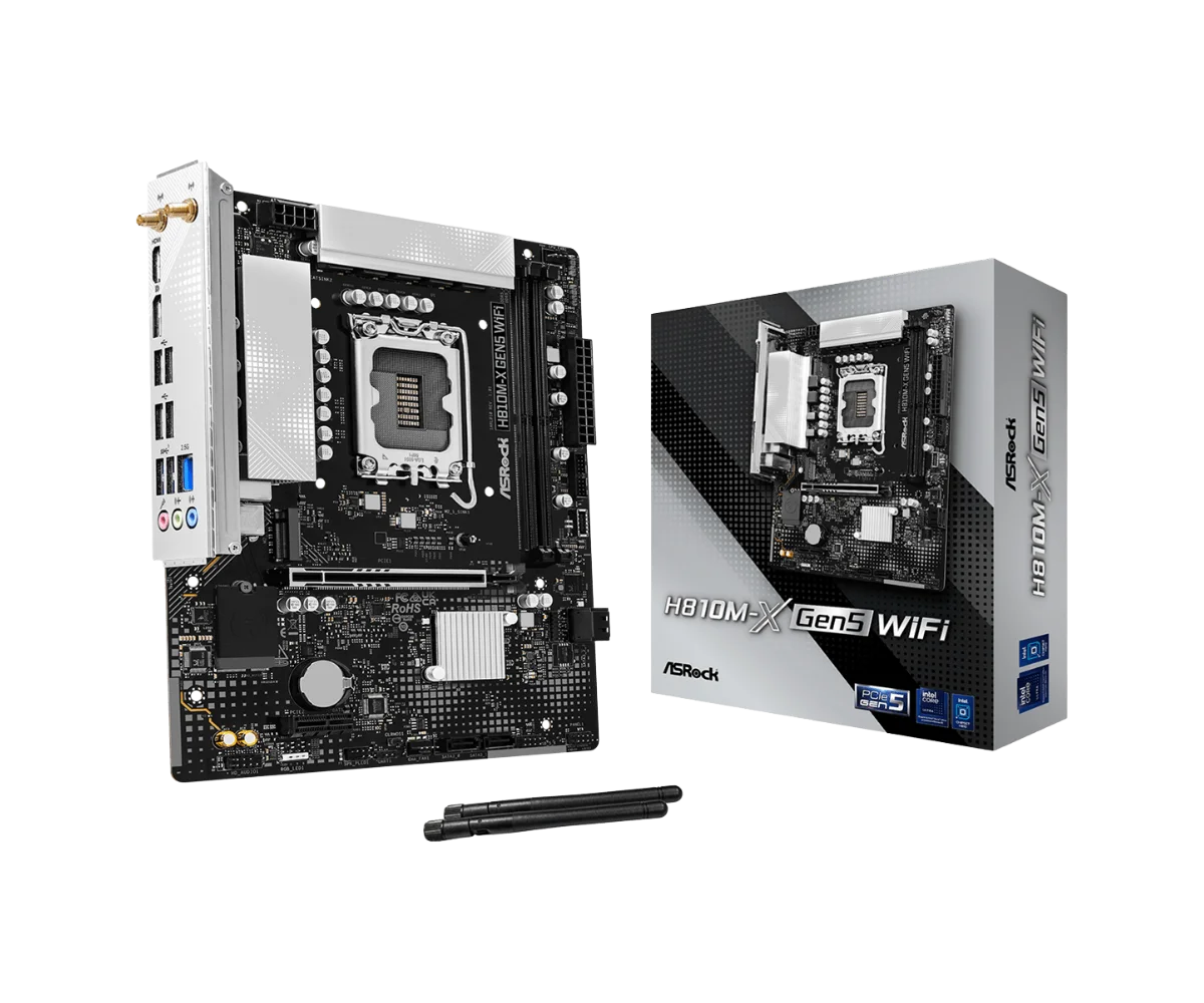 ASROCK H810M-X Gen5 WiFi Motherboard