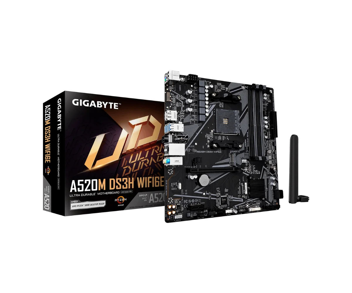 GIGABYTE A520M DS3H WIFI6E Motherboard