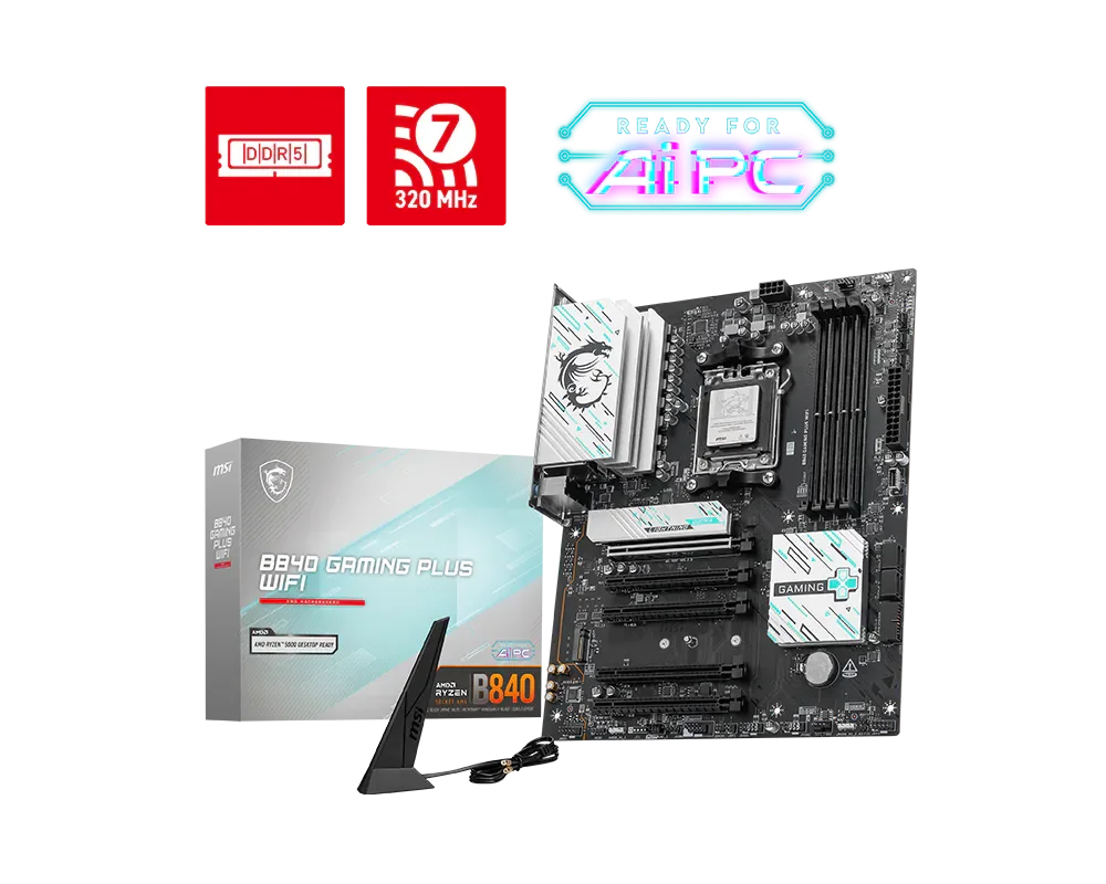MSI B840 GAMING PLUS WIFI Motherboard 