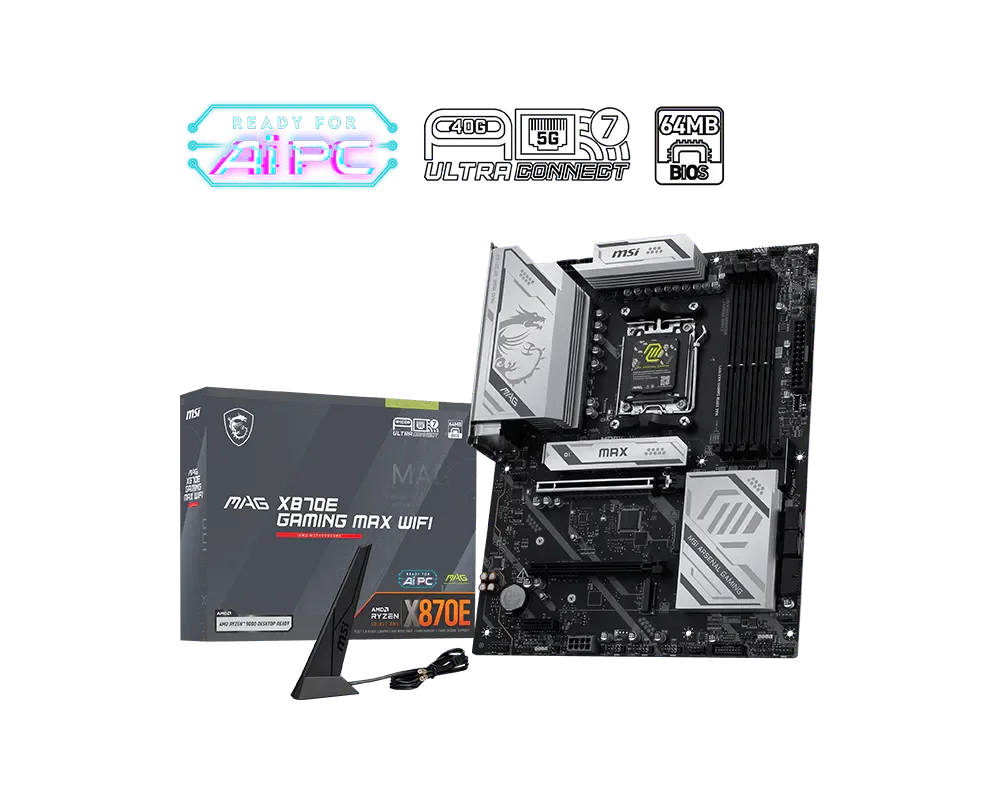 MSI MAG X870E GAMING MAX WIFI Motherboard 