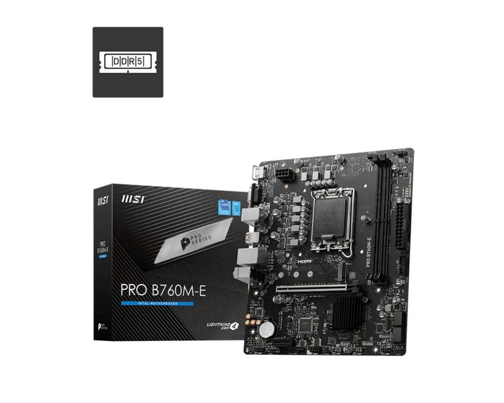 MSI PRO B760M E DDR5 Motherboard