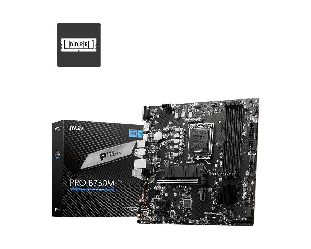 MSI PRO B760M-P DDR5 Motherboard 