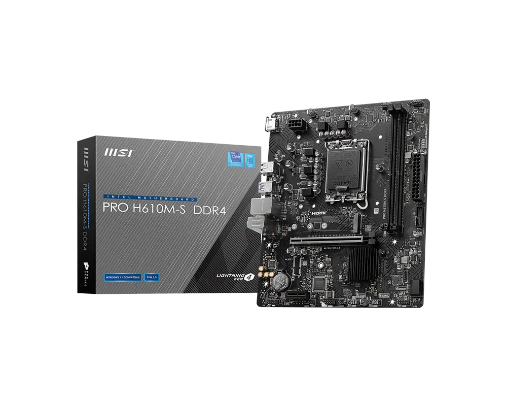 MSI PRO H610M-S DDR4 Motherboard 