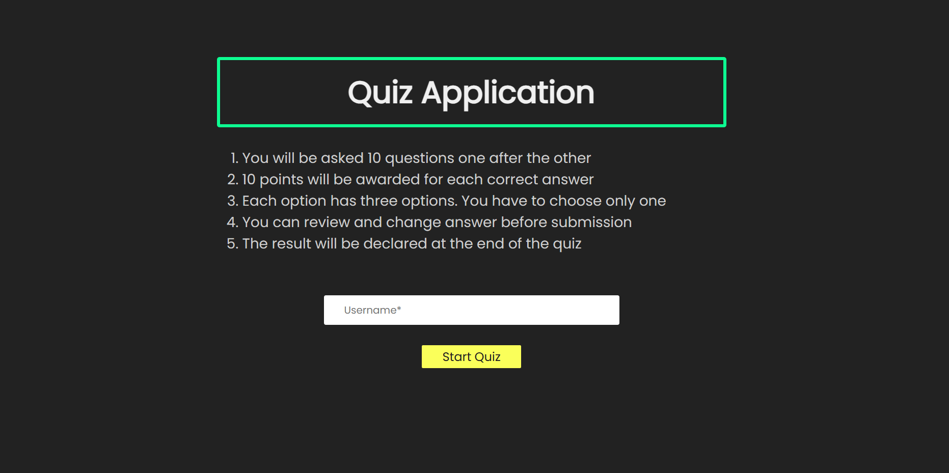 Quiz App