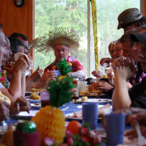 Banquet in clubhouse