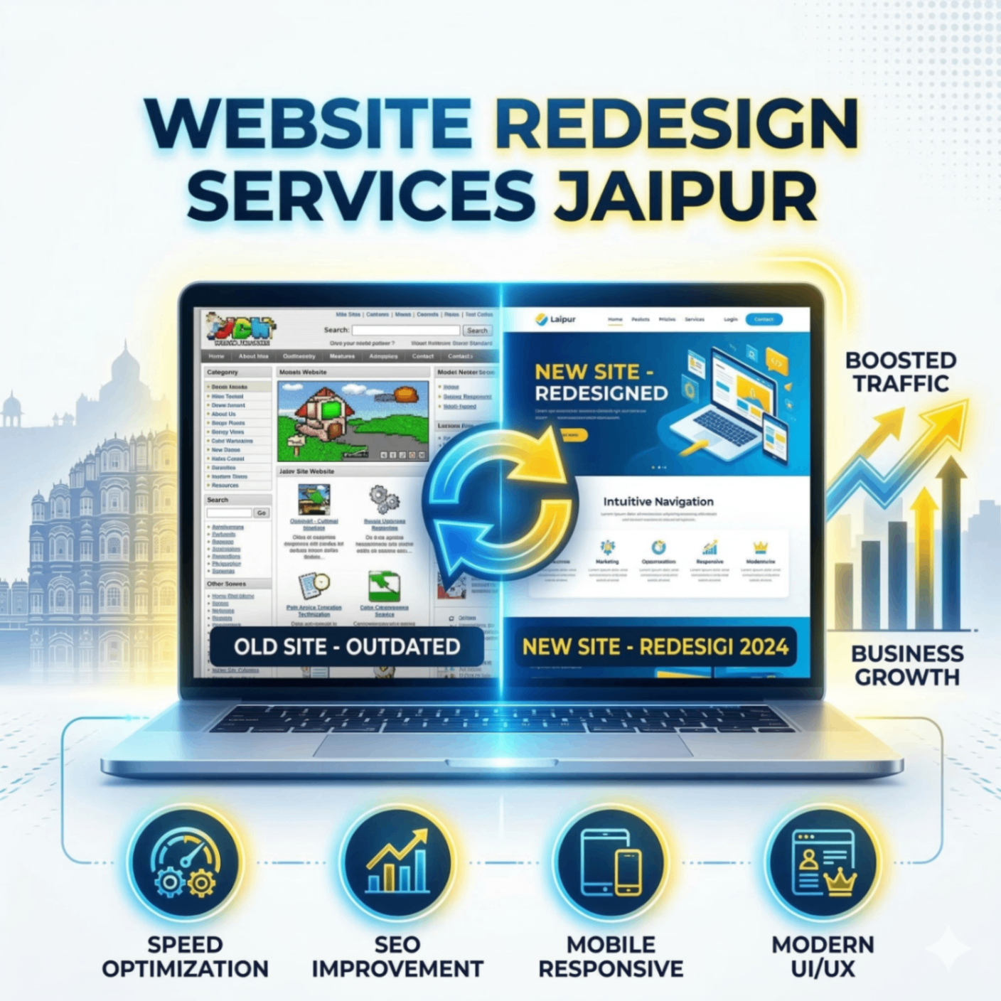Elevate Presence with Expert Website Redesign Services in jaipur