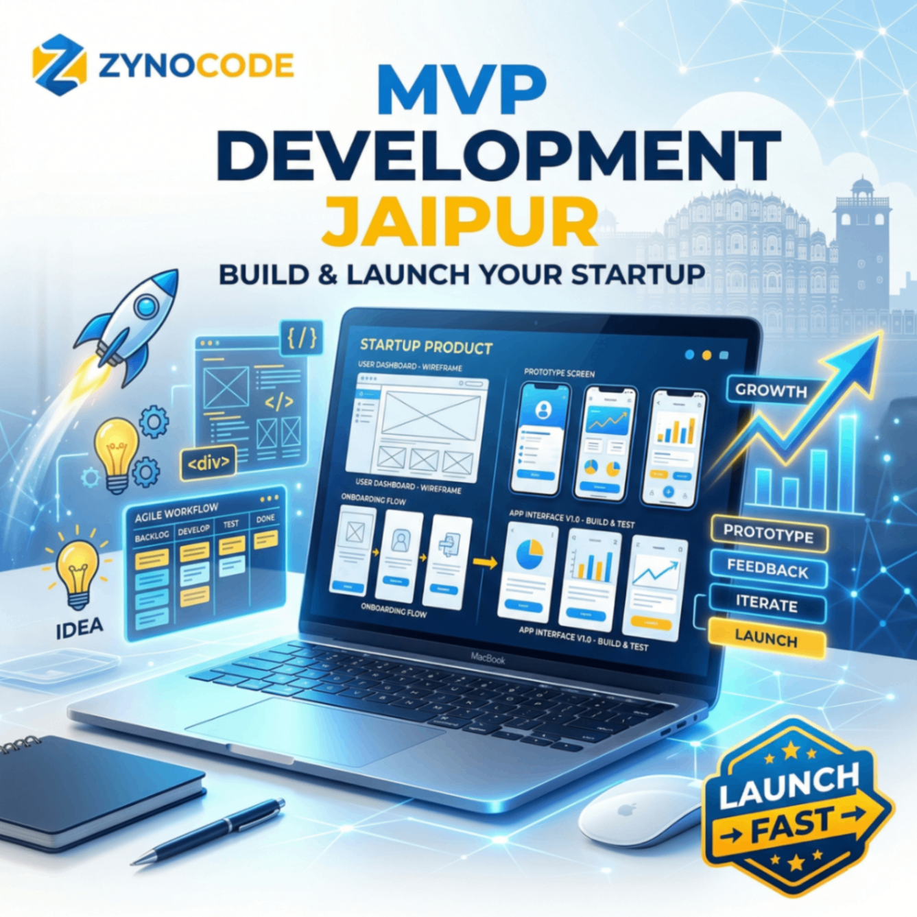 Expert MVP Development Jaipur Services for Startups & SMBs