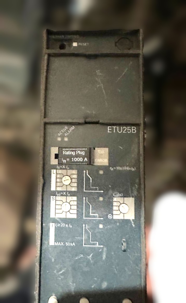 SIEMENS ETU25B Electronic Trip Unit 100A