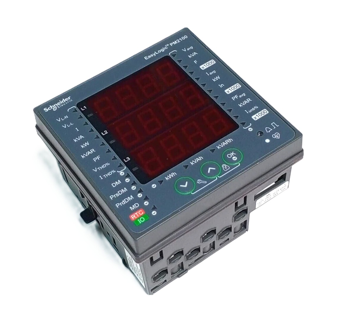 Schneider Electric METSEPM2130 EasyLogic PM2100 Power Meter 3-Phase Energy Monitor thumbnail 2