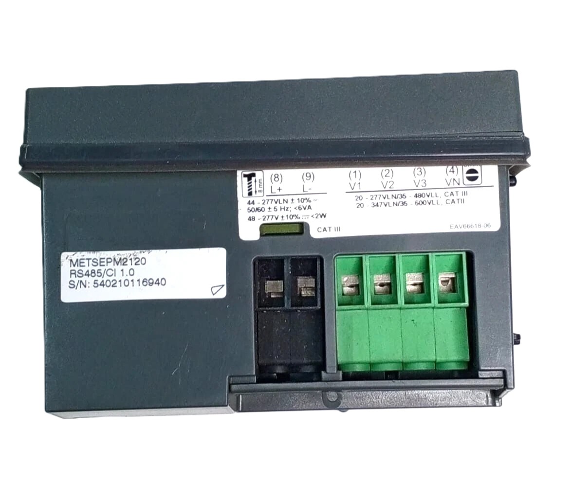 Schneider Electric METSEPM2130 EasyLogic PM2100 Power Meter 3-Phase Energy Monitor thumbnail 3
