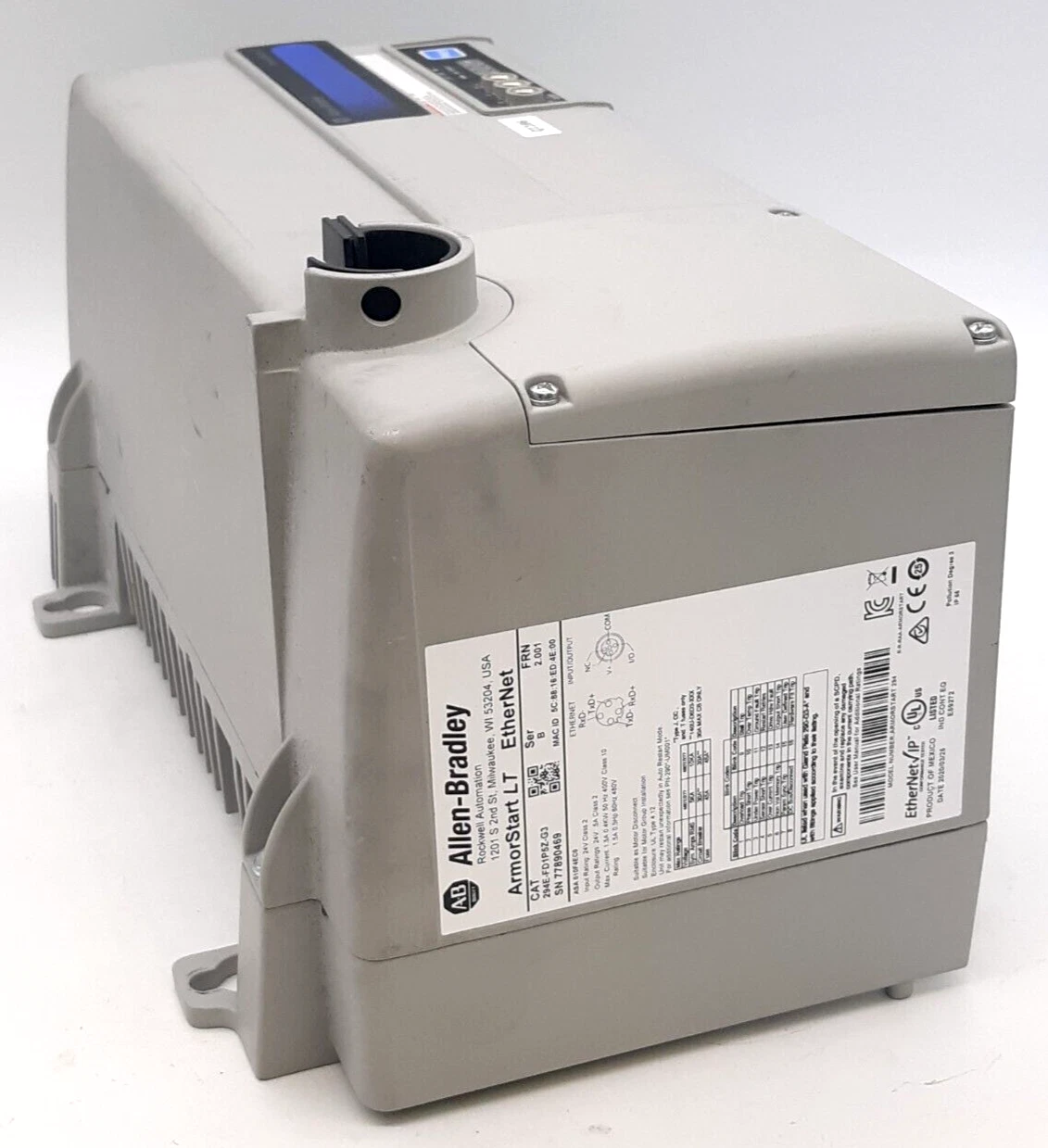 Allen-Bradley 294E-FD1P5Z-G3 ArmorStart LT Adjustable Frequency Starter VFD 480V thumbnail 2