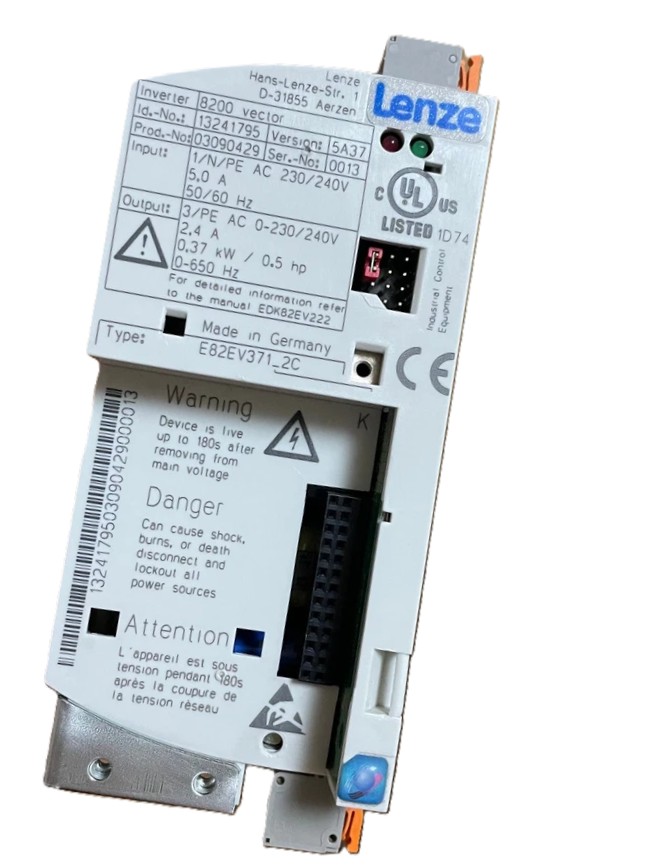 Lenze E82EV371K2C 8200 Vector AC Drive VFD 0.37KW 230V Inverter Tested