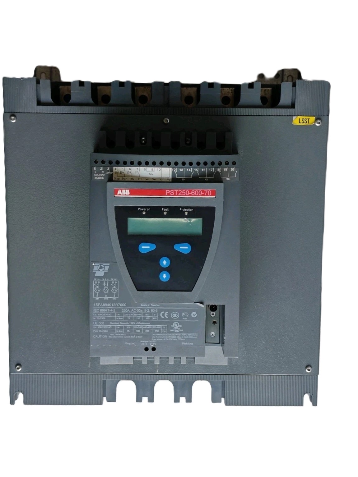 ABB PST250-600-70 250A Soft Starter 1SFA894013R7000 600V AC Industrial