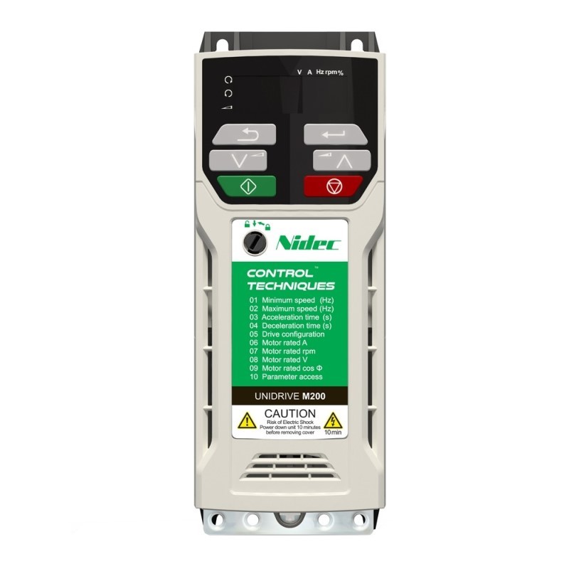Control Techniques M200-02400013 Unidrive M200 VFD 0.37KW 400V 3 Phase