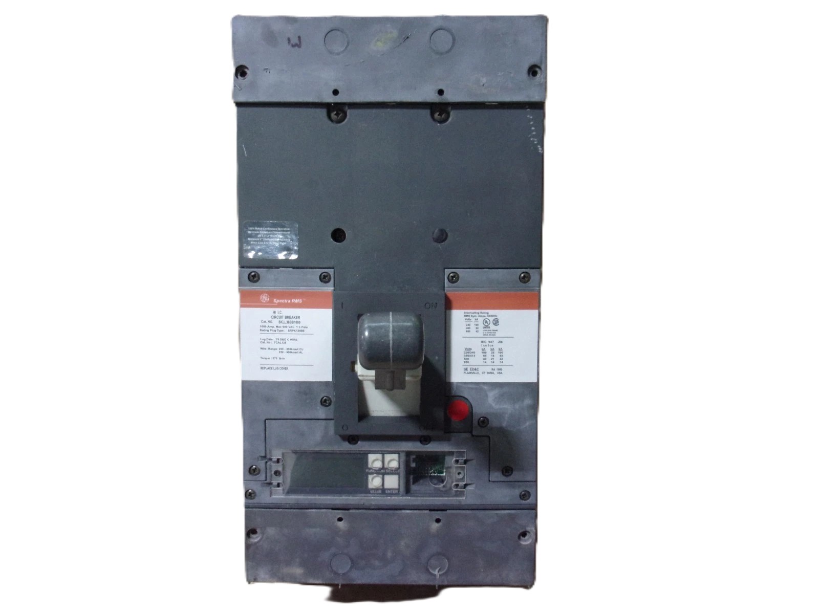 GE Spectra SKLA36AT1200 Circuit Breaker | 1200A 600V 3P