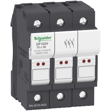 Schneider Electric DF103V TeSys DF 3P 32A 690V Fuse Holder 10x38mm