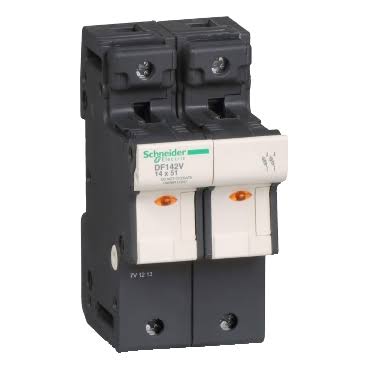 Schneider Electric DF142V TeSys DF 2P 50A 690V Fuse Holder 14x51mm