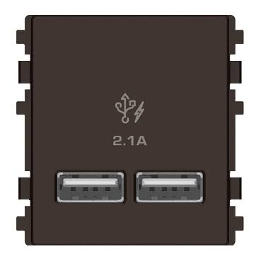 Schneider Electric 8432USB_BZ_G9 Port USB Charger 2.1A ZENcelo A Bronze