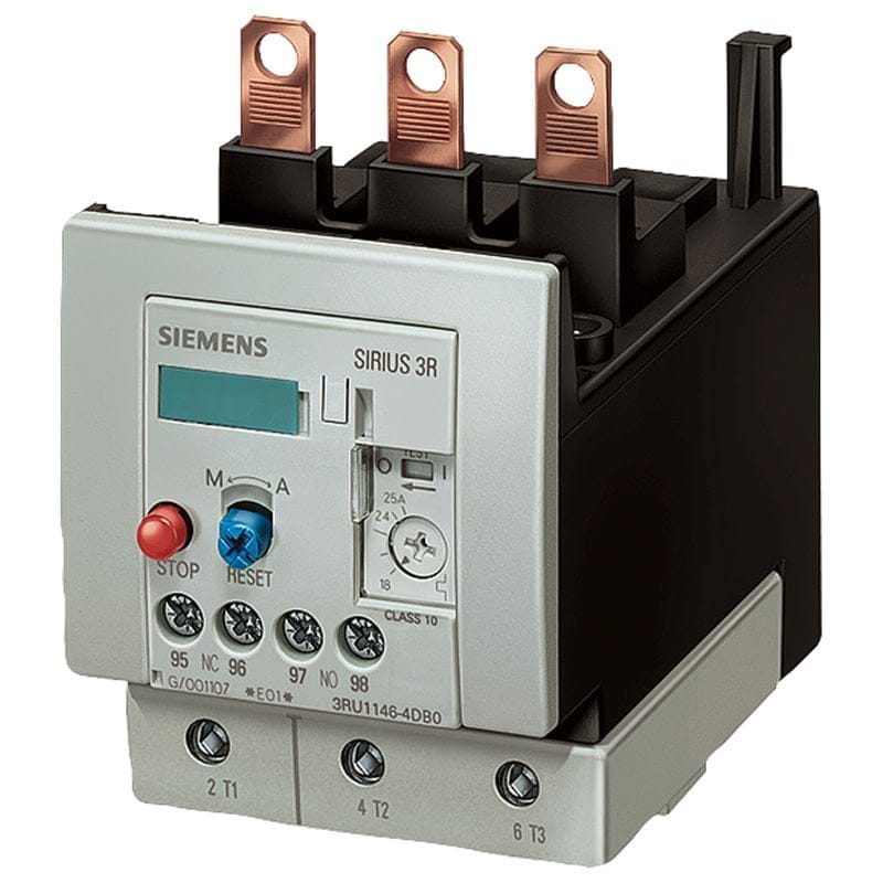 Siemens SIRIUS 3RU1146 Thermal Overload Relay for Motor Protection