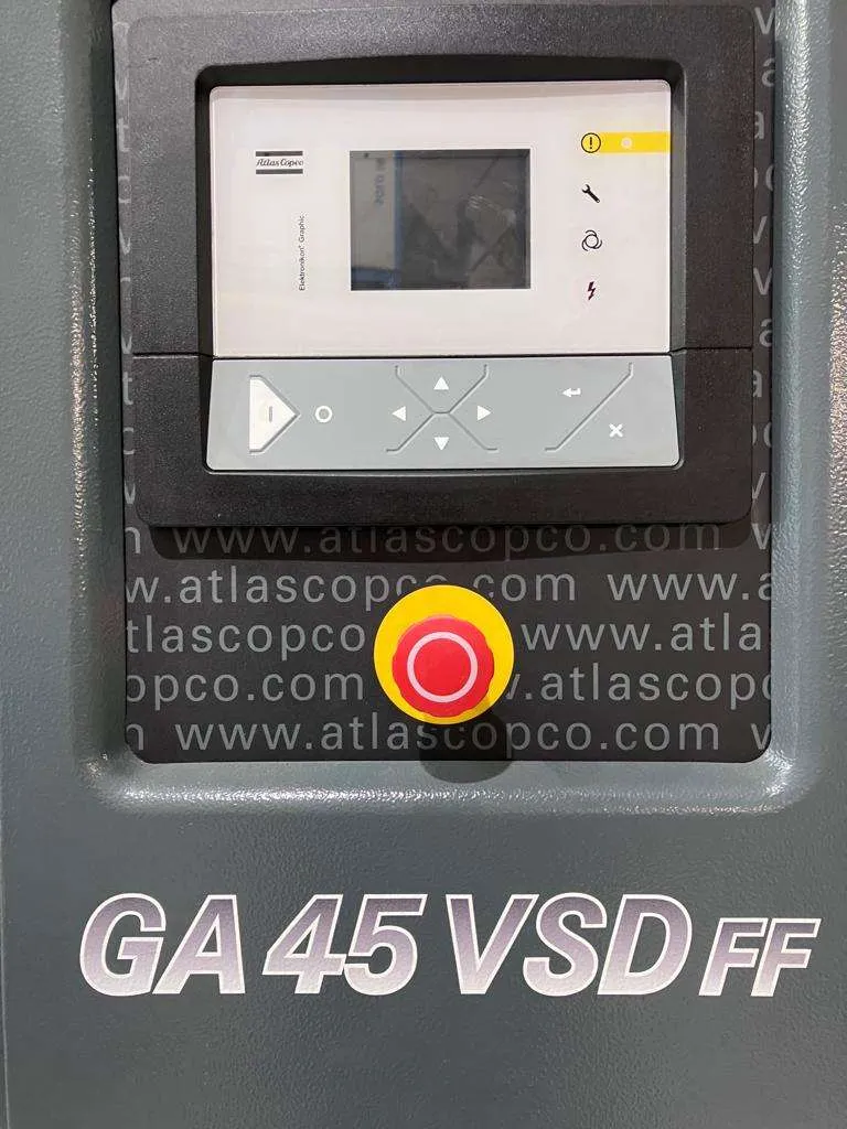Atlas Copco GA45 VSD FF 45kW Variable Speed Screw Air Compressor thumbnail 4