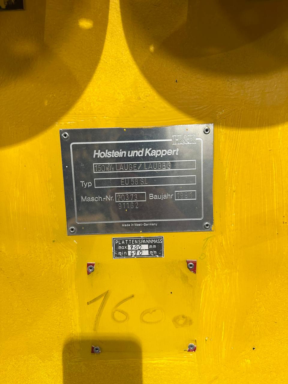 Holstein und Kappert EU 58 S.L Heat Exchanger 150 m²/h thumbnail 2