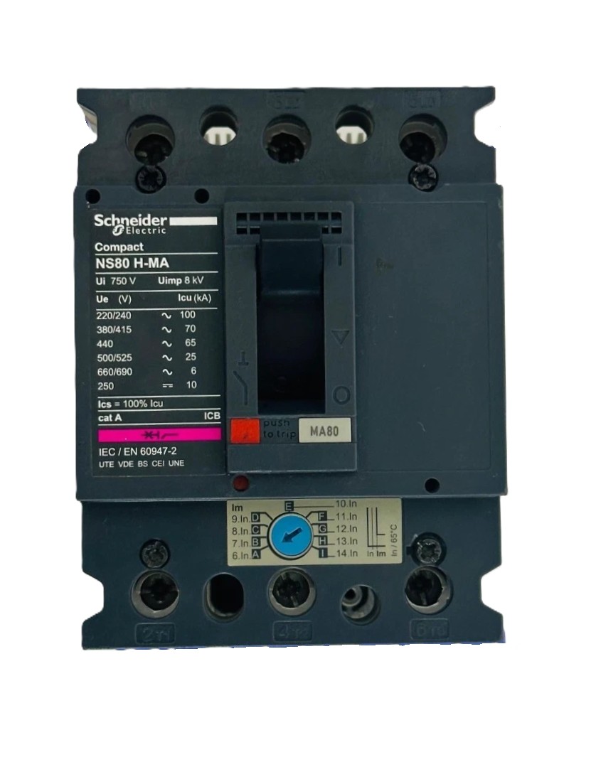 Schneider Electric NS80 H-MA Circuit Breaker MA80