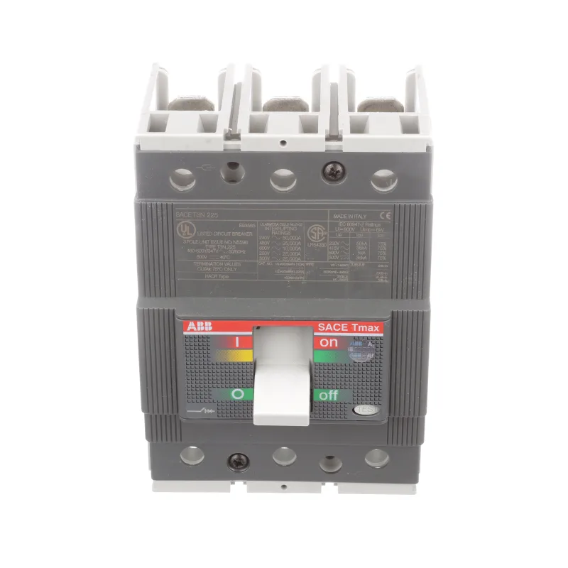 ABB T3N125TW Tmax T3 125A 3 Pole Thermal Magnetic Molded Case Circuit Breaker