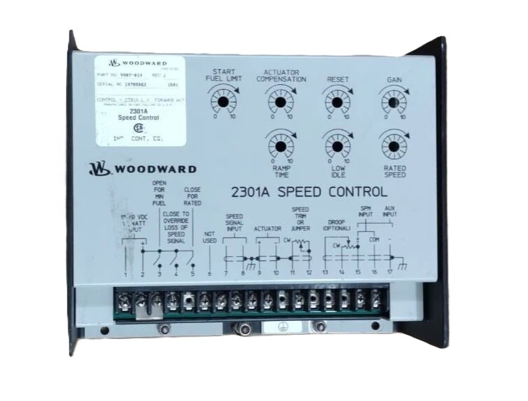 Woodward 9907-014 Rev J 2301A Speed Control Low Voltage Forward Acting
