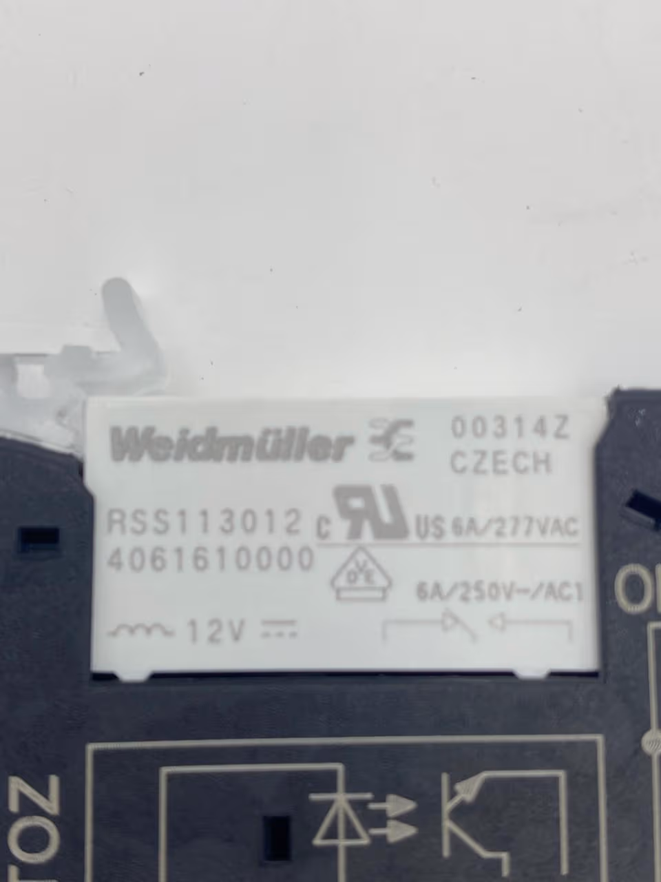 Weidmüller TRZ 12VDC 1CO Relay Module 6A | 1122870000 thumbnail 4