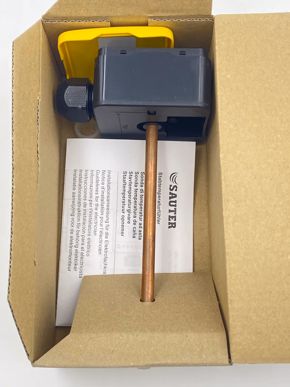 SAUTER EGT346F101 Strap-On Temperature Sensor | HVAC Temperature Sensor