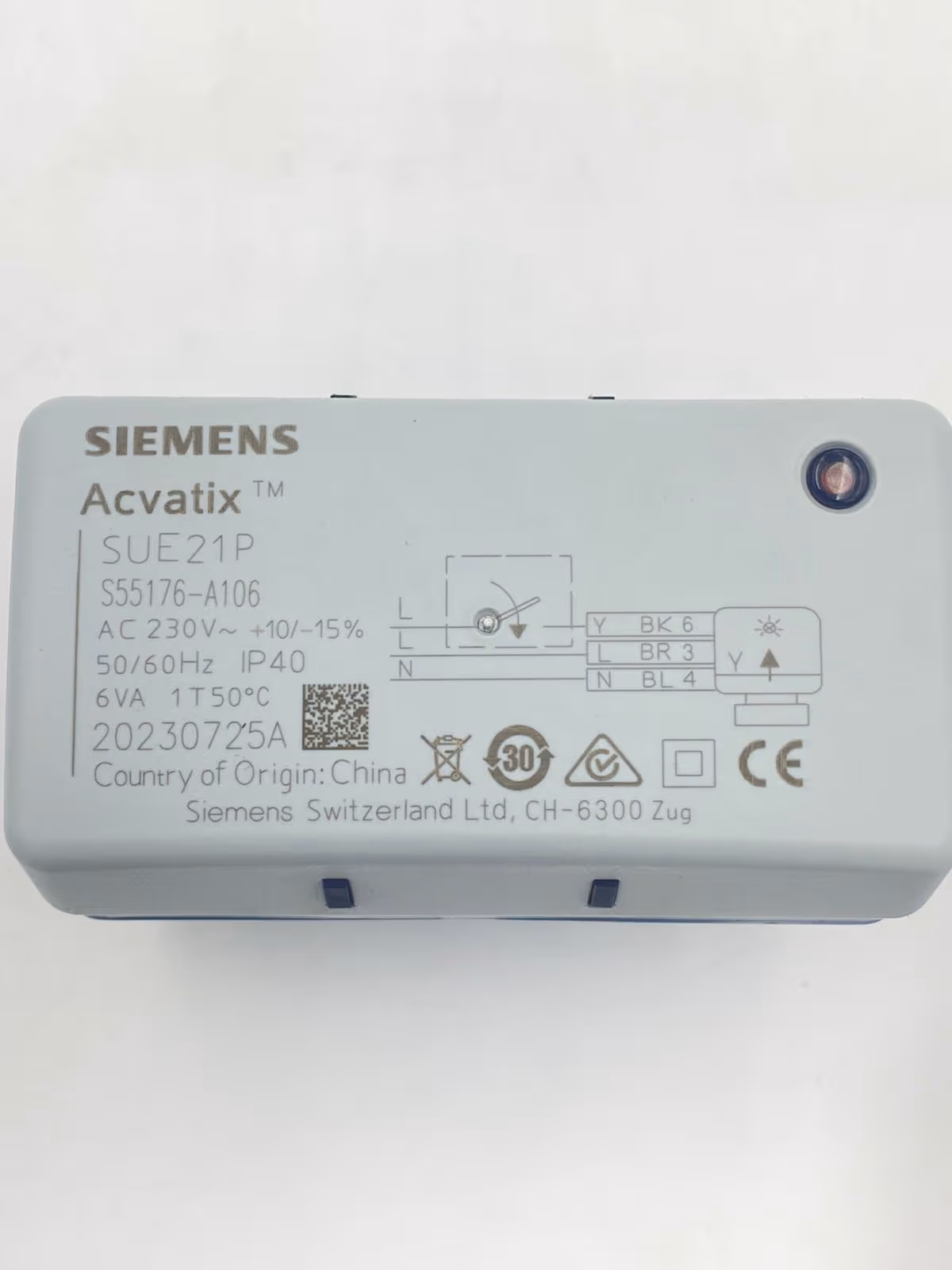 Siemens SUE21P Actuator | HVAC Valve Actuator for Building Automation thumbnail 3
