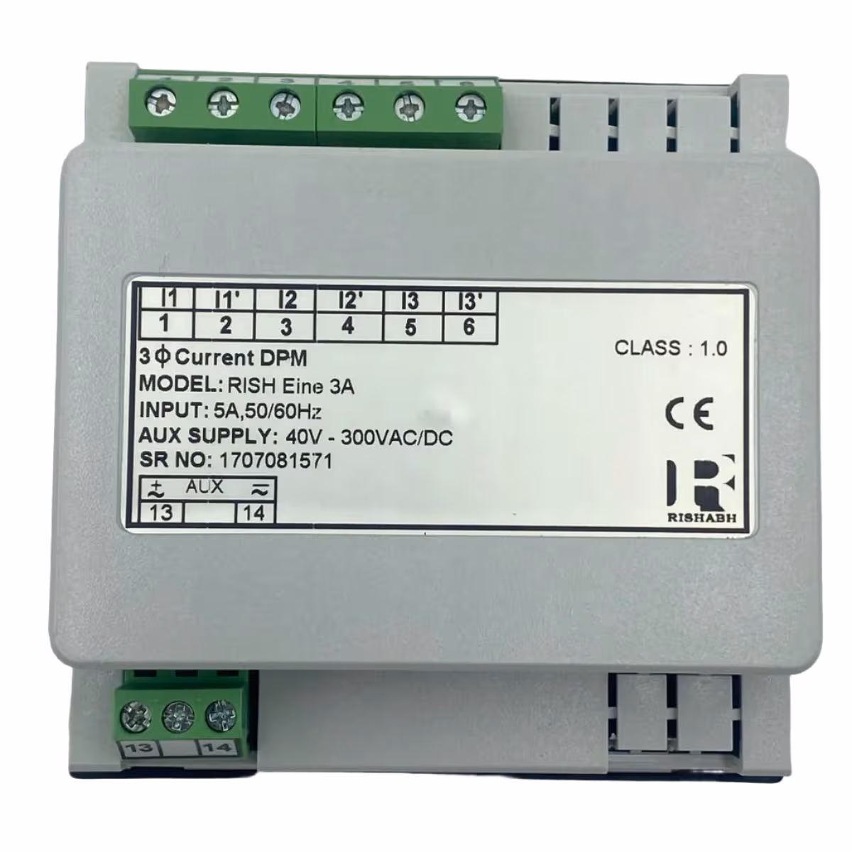 Rishabh RISH Eine Digital Panel Meter 3A | AC Current Panel Meter thumbnail 2