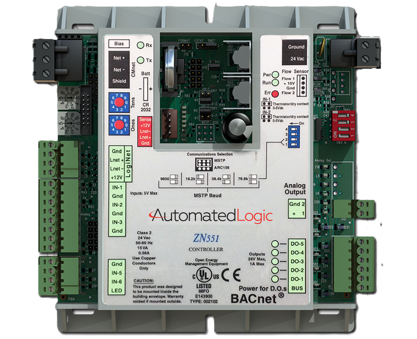Automated Logic ZN551 BACnet MS/TP Zone Controller – HVAC Building Automation