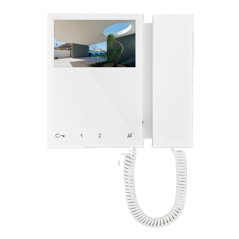 Comelit 6701W Mini Video Door Entry Monitor with Handset – Simplebus2