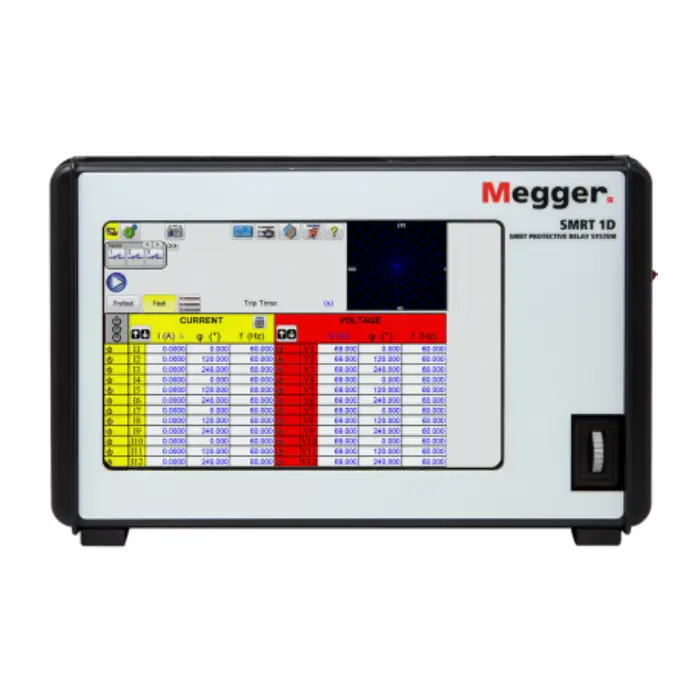 Megger SMRT1D Single-Phase Relay Test System | Protection Relay Tester