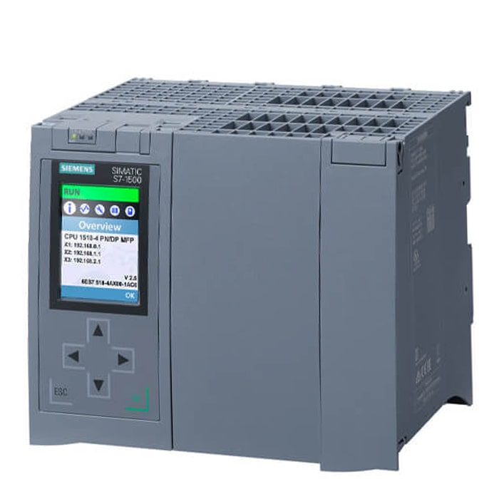 Industrial PLC Controller Siemens SIMATIC S7-1500 CPU 1518-4 PN/DP MFP, 6ES7518-4AX00-1AC0