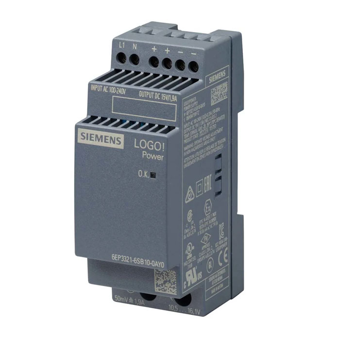 Siemens LOGO! Power 15 V 1.9 A - 6EP3321-6SB10-0AY0