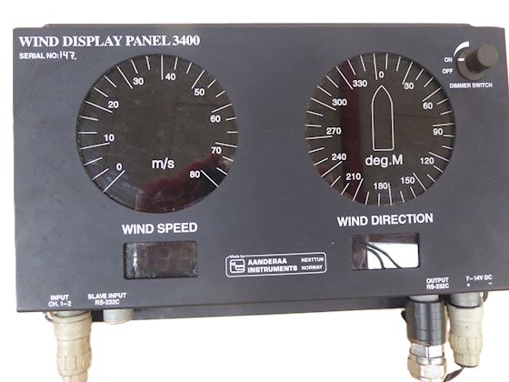 Aanderaa Wind Display Panel 3400 | Wind Monitoring Display thumbnail 2