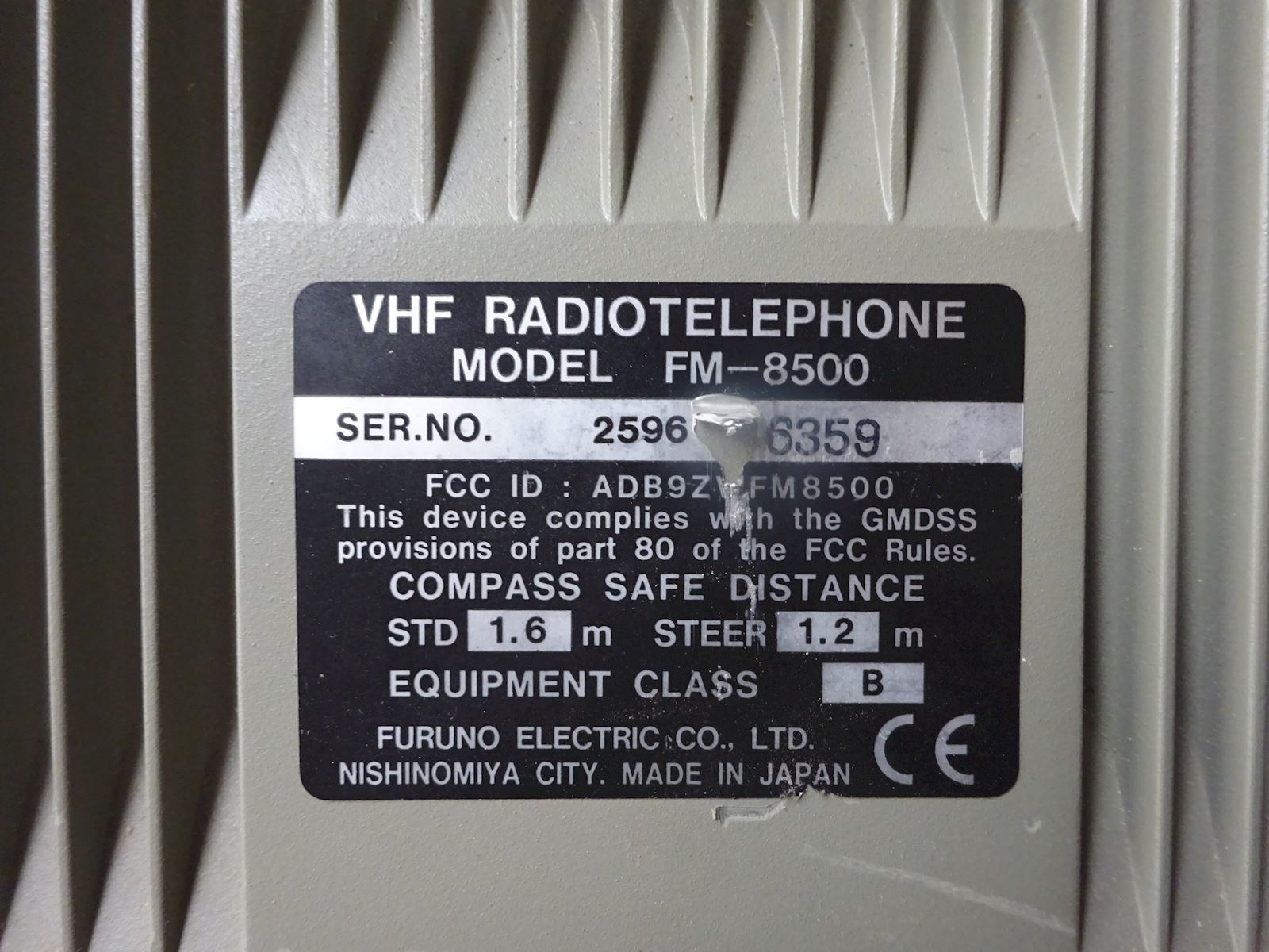 Furuno VHF FM-8500 | Marine VHF Radiotelephone & Communication System thumbnail 2