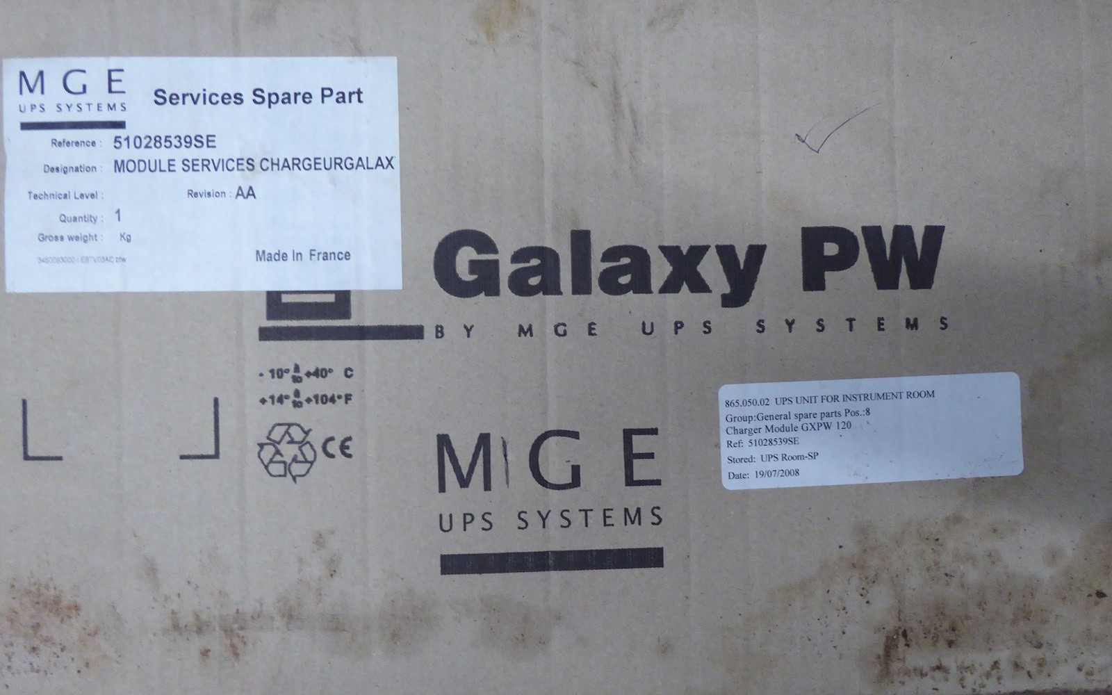 MGE Galaxy PW 120 UPS Spare Parts – Replacement Components & Service Parts thumbnail 3