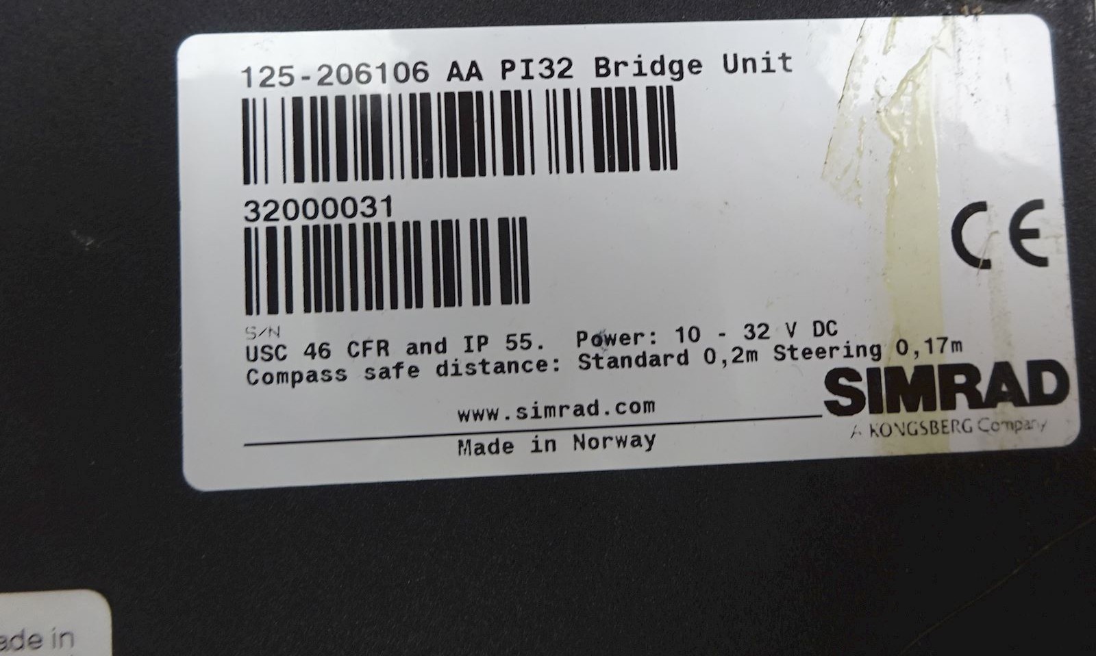 Simrad PI 32 Bridge Unit – Marine Navigation & Vessel Monitoring System thumbnail 2