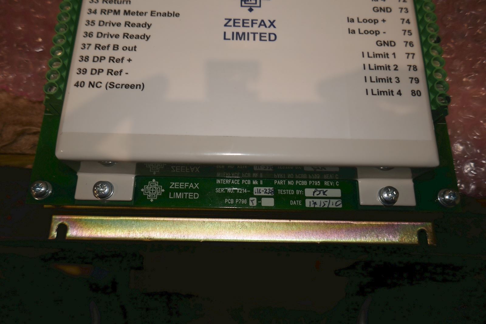 Zeefax Ltd. (Hill Graham Controls) PCB Mk2 PCBB P795 for Propulsion thumbnail 3