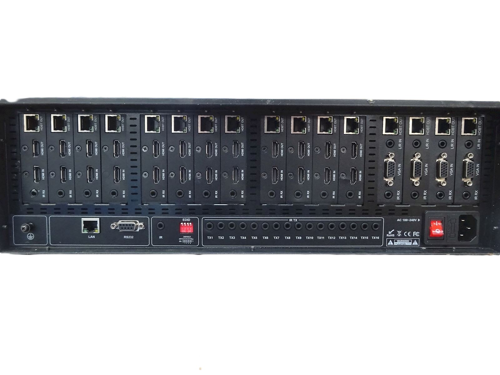 WyreStorm MX-1616-PP-POH Custom 16×16 HDMI Matrix Switcher thumbnail 3